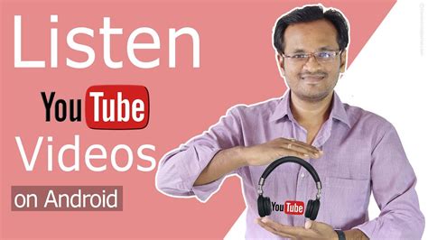 youtube listen to youtube